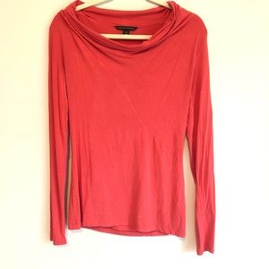 Banana Republic Pink Stretch Long Sleeve Shirt S